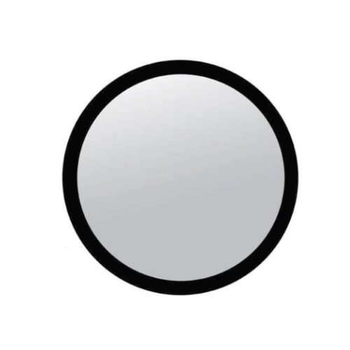 PYP MIRKO ESPEJO REDONDO NEGRO Ø 80