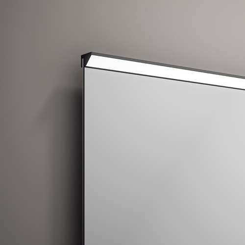 VISOBATH VOILE APLIQUE LED RECTO NEGRO 90 CM