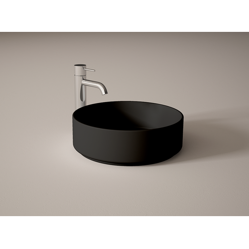 VISOBATH COLORS LAVABO CERÁMICO NEGRO  Ø37 CM