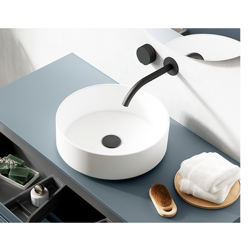 VISOBATH COLORS LAVABO CERÁMICO BLANCO MATE Ø37 CM