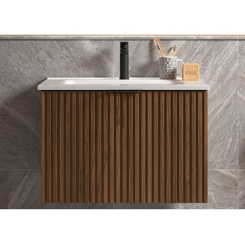 SALGAR BIBA BAJO + ENCIMERA PORCELANA NOGAL MAYA 60 CM