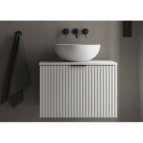 SALGAR BIBA BAJO+ENCIMERA WHITE COTTON 80 CM