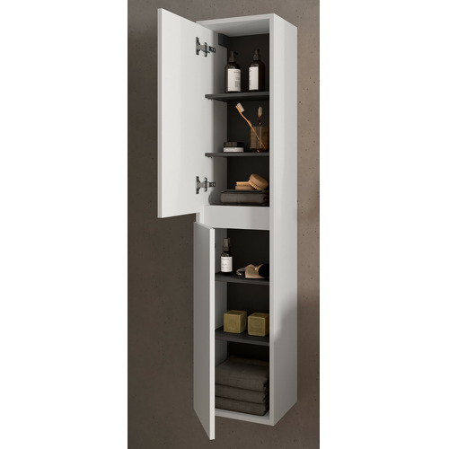 SALGAR NOJA PILAR BLANCO MATE 30X24X140