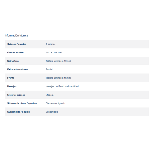 SALGAR NOJA CONJUNTO COMPLETO BLANCO BRILLO 100 CM