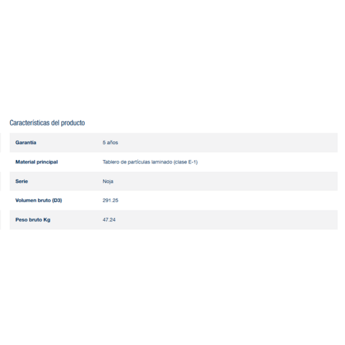 SALGAR NOJA CONJUNTO COMPLETO NATURAL 60 CM