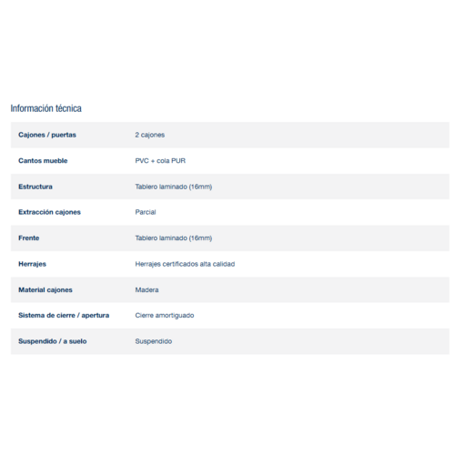 SALGAR NOJA CONJUNTO COMPLETO ROBLE AFRICA 60 CM