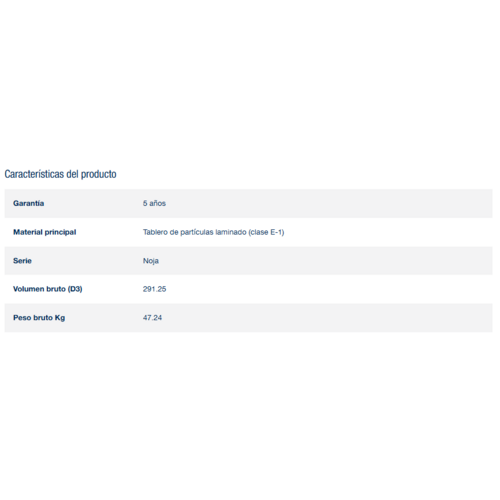 SALGAR NOJA CONJUNTO COMPLETO NOGAL MAYA 60 CM