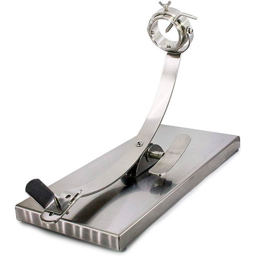 JAMONERO ACERO INOXIDABLE BALANCIN GIRATORIO FLORES CORTES