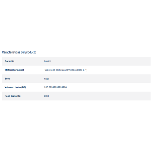 SALGAR NOJA BAJO + ENCIMERA PORCELANA BLANCO MATE 60 CM