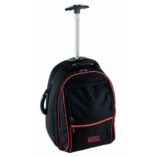 MOCHILA NYLON TROLLEY CON RUEDAS HR/ALYCO ORANGE