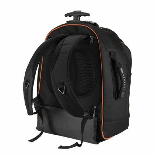 MOCHILA NYLON TROLLEY CON RUEDAS HR/ALYCO ORANGE
