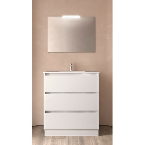 SALGAR NOJA CONJUNTO COMPLETO 3C BLANCO BRILLO 80 CM