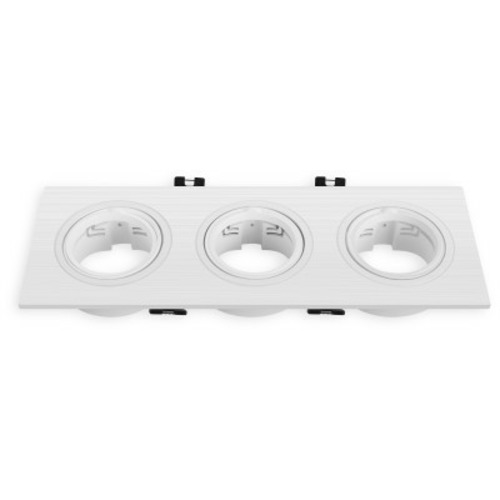 KIT ARO CUADRADO BASCULANTE BLANCO TRIPLE