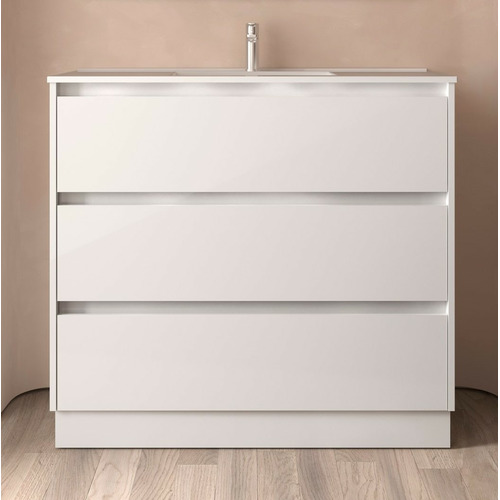 SALGAR ZÓCALO PARA MUEBLE CON PATAS BLANCO BRILLO 100 CM