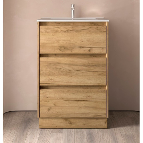 SALGAR NOJA BAJO + ENCIMERA PORCELANA 3C ROBLE AFRICA 60 CM