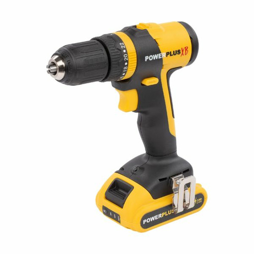 KIT TALADRO PERC BRUSHLESS 20V + AMOLADORA 125mm BRUSHLESS + BATERÍA 4Ah + BATERÍA 2Ah + CARGADOR