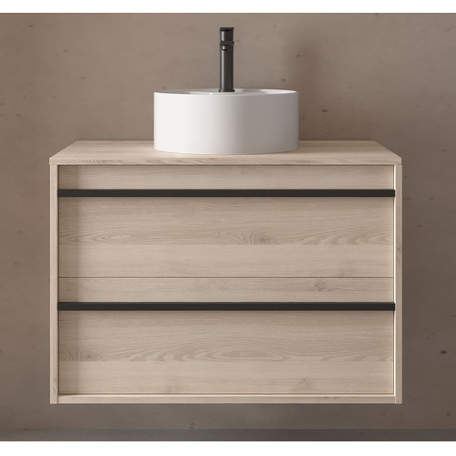 SALGAR ATTILA BAJO 2 C + ENCIMERA NATURAL 80 CM