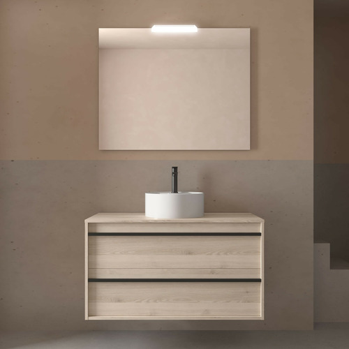 SALGAR ATTILA BAJO 2 C + ENCIMERA NATURAL 100 CM