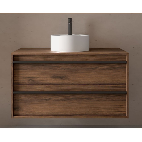 SALGAR ATTILA BAJO 2 C + ENCIMERA NOGAL MAYA 100 CM