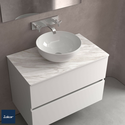 SALGAR SEDUCTION LAVABO PORCELANA BLANCA 39 CM