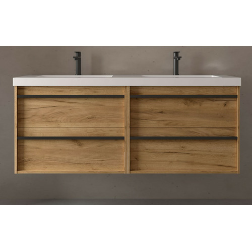 SALGAR ATTILA BAJO DOBLE 2S + ENCIMERA CARGA MINERAL ROBLE AFRICA 140 CM