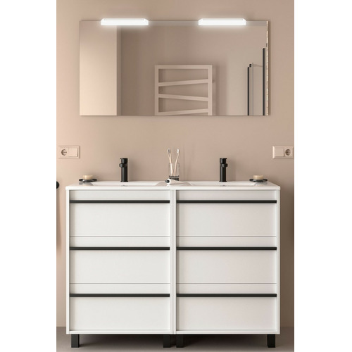 SALGAR ATTILA CONJ COMPLETO DOBLE 3C A SUELO BLANCO MATE 120