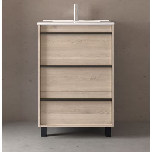 SALGAR ATTILA BAJO 3C + ENCIMERA PORCELANA A SUELO NATURAL 60