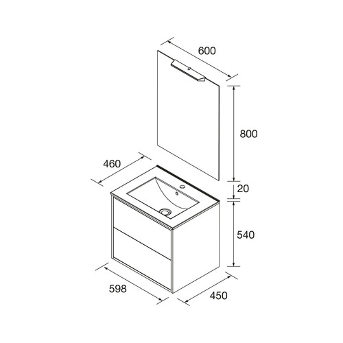 SALGAR OPTIMUS CONJUNTO COMPLETO 2C NATURAL 60