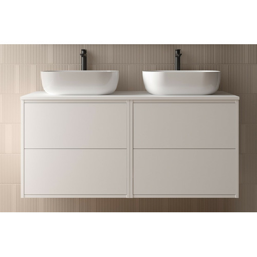 SALGAR OPTIMUS BAJO DOBLE + ENCIMERA BLANCO MATE 120