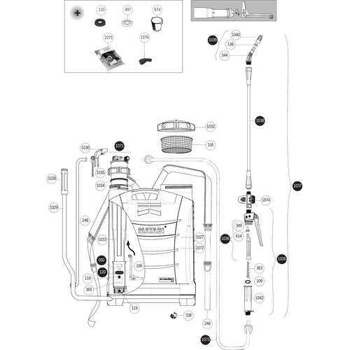 MATABI: CILINDRO 92 CON BOLA EVOLUTION  8E839416035