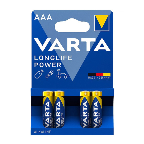 VARTA BLISTER 4 PILAS ALKALINAS LR03 AAA