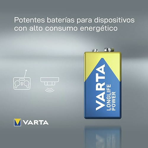 VARTA BLISTER 1 PILA ALKALINAS 6LP3146 9V