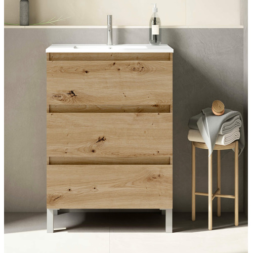 BOX BAJO + ENCIMERA PORCELANA 3C A SUELO 60CM COSTA F. REDUCIDO