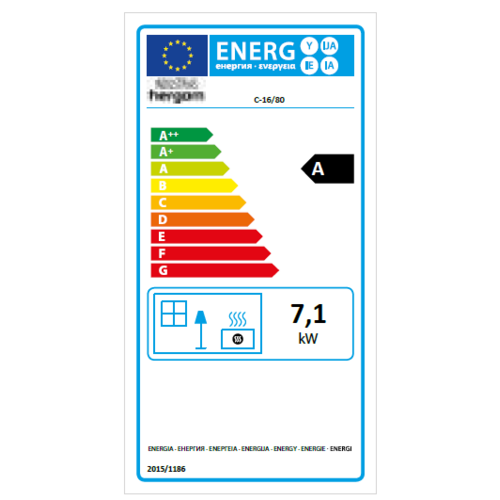 C-16 INSERTABLE DE LEÑA 80 CM 14KW HERGOM