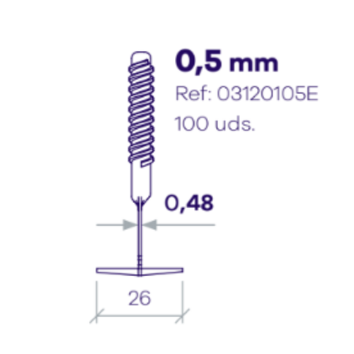 PEYGRAN BASE LS GYRE 0,5MM BOLSA 300UD