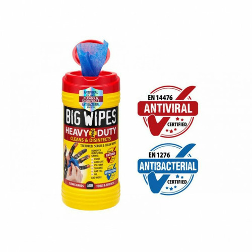 BIG WIPES TOALLITAS DOBLE CARA LIMPIADORAS BOTE 80UD
