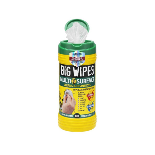 BIG WIPES TOALLITAS DOBLE CARA LIMPIADORAS BOTE 80UD