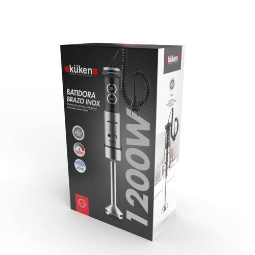 BATIDORA PREMIUM BRAZO INOX 1200W 30179 KÜKEN