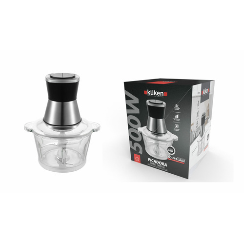 PICADORA ELÉCTRICA CON VASO CRISTAL 500W 36010 KÜKEN