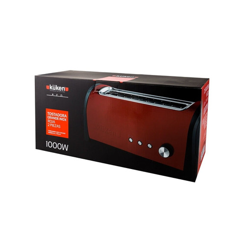 TOSTADORA GRANDE ROJA 1000W 33779 KÜKEN