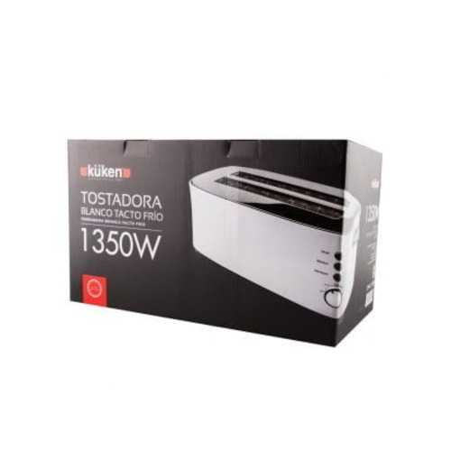 TOSTADORA 2 RANURAS GRANDES BLANCA 1350W 33620 KÜKEN