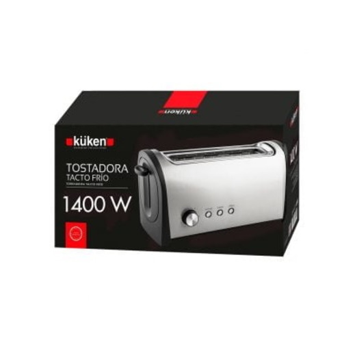 TOSTADORA INOX DOBLE RANURA 1400W 33622 KÜKEN