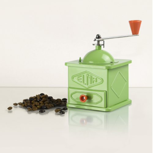 MOLINILLO CAFE RETRO CHAPA VERDE ELMA