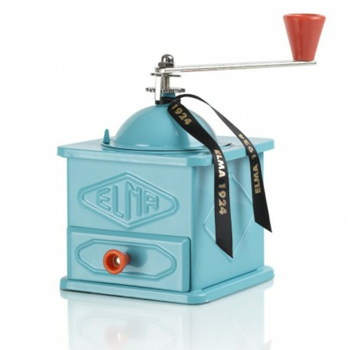 MOLINILLO CAFE RETRO CHAPA AZUL ELMA