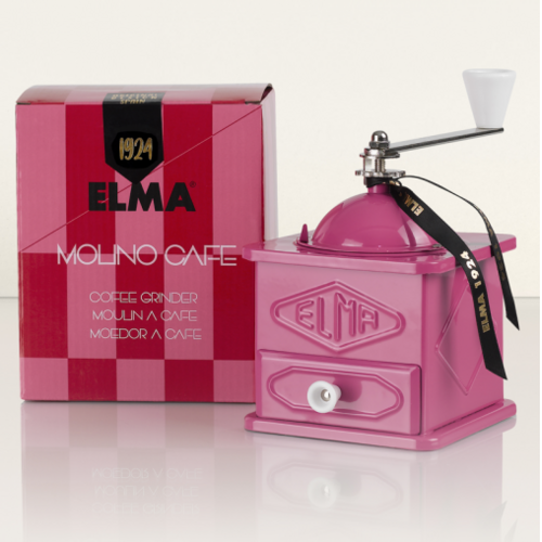 MOLINILLO CAFE RETRO CHAPA ROSA ELMA