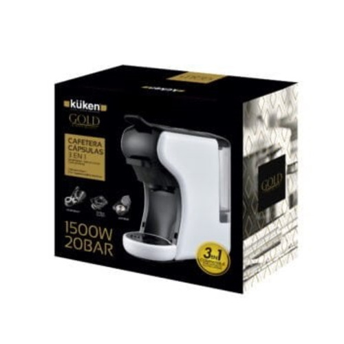 CAFETERA CÁPSULAS 3 EN 1 20 BAR 34190 KÜKEN