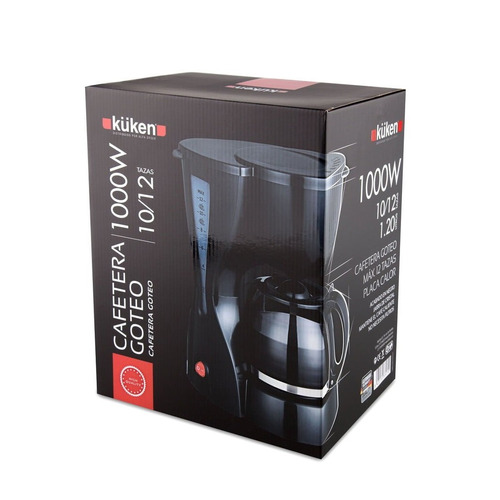 CAFETERA GOTEO DE 10 TAZAS 1,2 L 33750 KÜKEN
