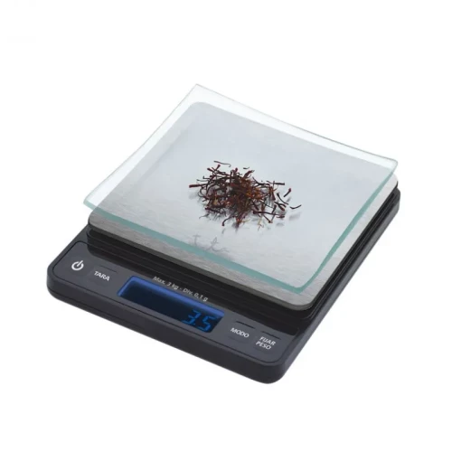 BASCULA ALTA PRECISION INOX-NEGRO 3KG JATA