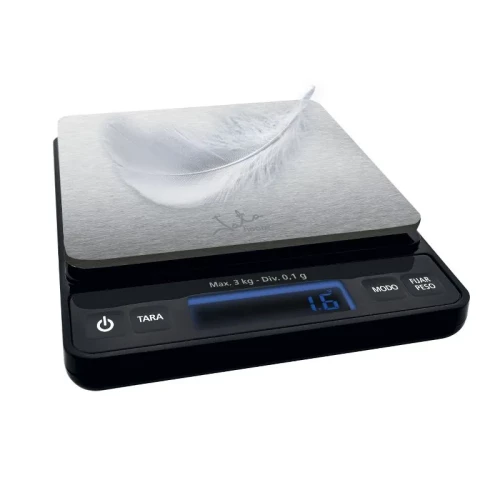 BASCULA ALTA PRECISION INOX-NEGRO 3KG JATA