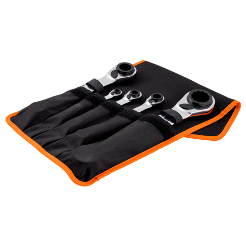 JUEGO LLVES DOBLES ESTRELLA A CARRACA 5Pz+BOLSA S4RM/5T BAHCO